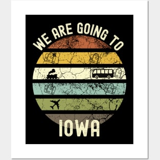 We Are Going To Iowa, Family Trip To Iowa, Road Trip to Iowa, Holiday Trip to Iowa, Family Reunion in Iowa, Holidays in Iowa, Vacation in Posters and Art